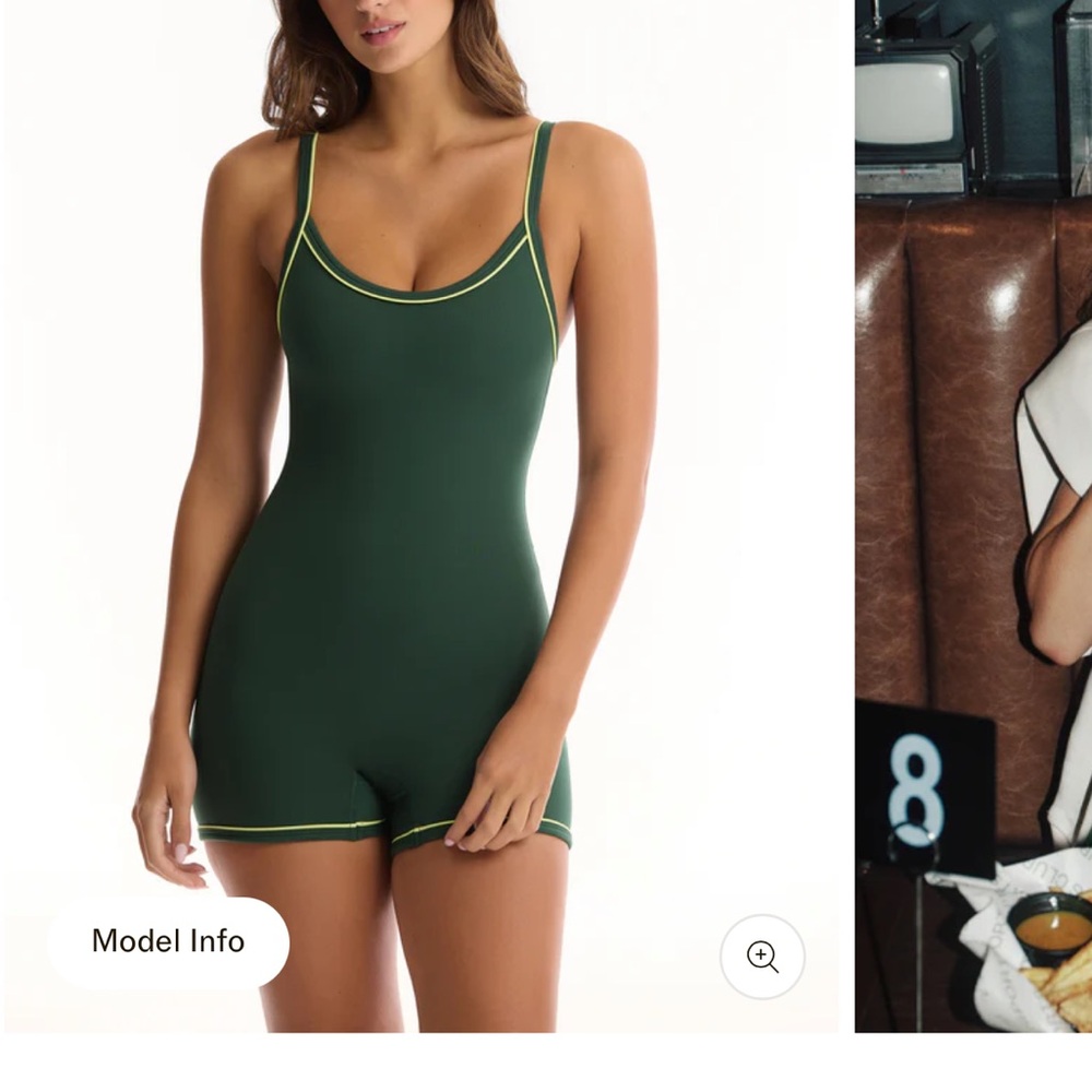 Set active 818 tequila collab Green Women's Romper